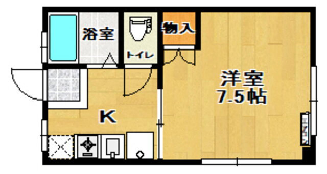 福島県郡山市安積町日出山字大洲河原 郡山駅 1K アパート 賃貸物件詳細