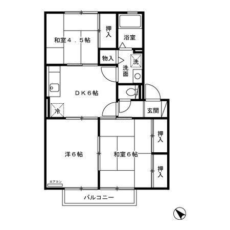 群馬県館林市堀工町 茂林寺前駅 3DK アパート 賃貸物件詳細