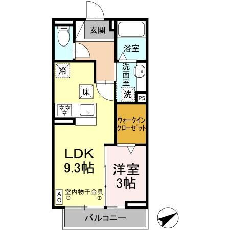 三重県四日市市松寺１ 川越富洲原駅 1LDK アパート 賃貸物件詳細