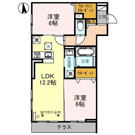 埼玉県三郷市三郷１ 三郷駅 2LDK アパート 賃貸物件詳細