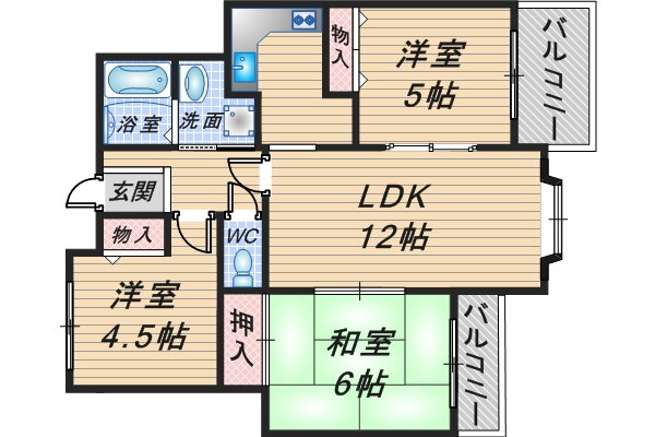 大阪府豊中市春日町４ 少路駅 3LDK マンション 賃貸物件詳細