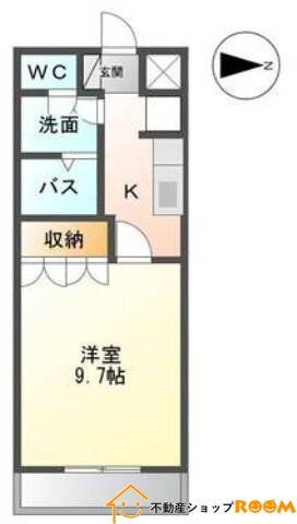 福岡県大川市大字荻島 蒲池駅 1K アパート 賃貸物件詳細