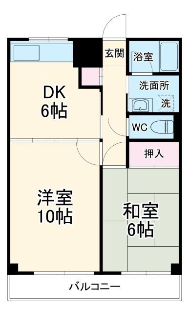 埼玉県所沢市東住吉 所沢駅 2DK マンション 賃貸物件詳細