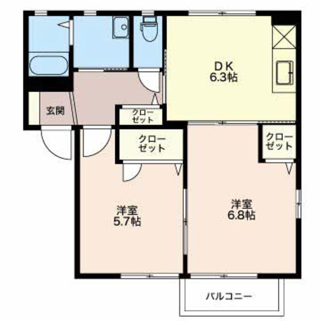 新潟県長岡市上除町 2DK アパート 賃貸物件詳細
