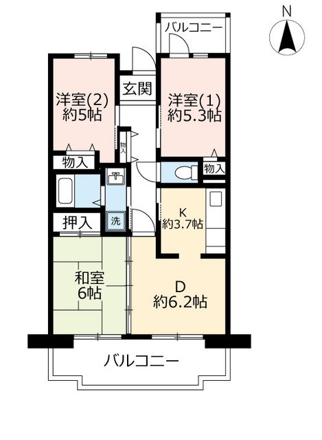大阪府豊中市東豊中町６ 桃山台駅 3DK マンション 賃貸物件詳細