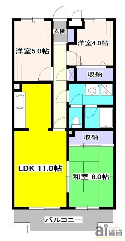 東京都小金井市緑町５ 武蔵小金井駅 3LDK マンション 賃貸物件詳細