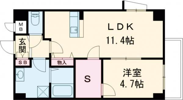 福岡県久留米市東町 西鉄久留米駅 1SLDK マンション 賃貸物件詳細