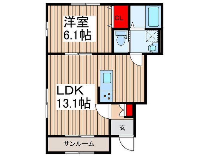 埼玉県草加市新善町 新田駅 1LDK アパート 賃貸物件詳細