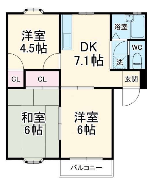 埼玉県蓮田市西新宿２ 白岡駅 3DK アパート 賃貸物件詳細