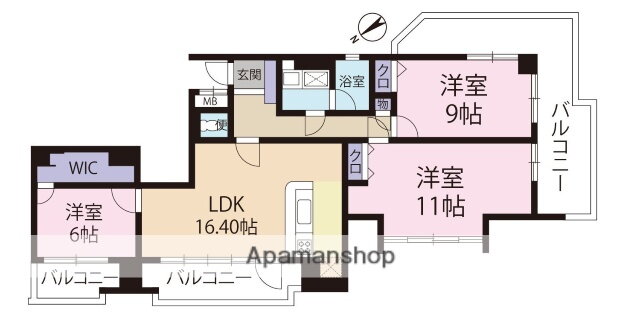 福岡県福岡市早良区高取１ 藤崎駅 3LDK マンション 賃貸物件詳細
