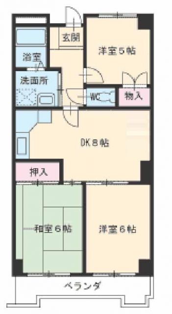 愛知県名古屋市中村区烏森町３ 岩塚駅 3LDK マンション 賃貸物件詳細