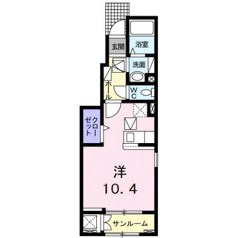 大分県大分市須賀２ 大在駅 ワンルーム アパート 賃貸物件詳細