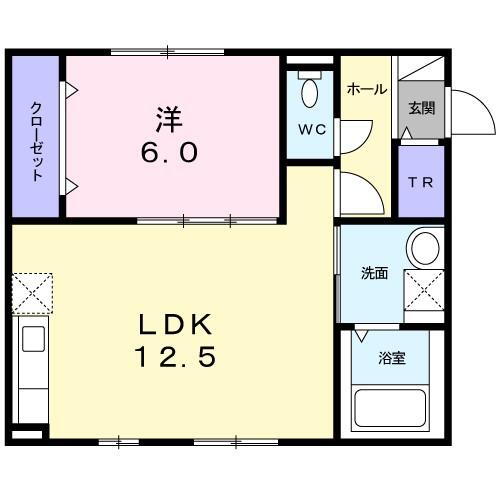 北海道函館市富岡町２ 1LDK アパート 賃貸物件詳細