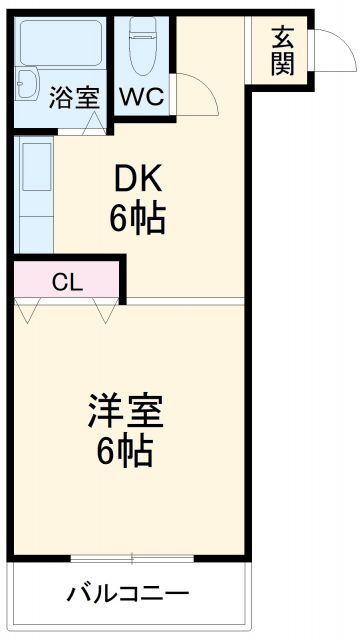 ＦＬＡＴ３４茨木 3階 1DK 賃貸物件詳細