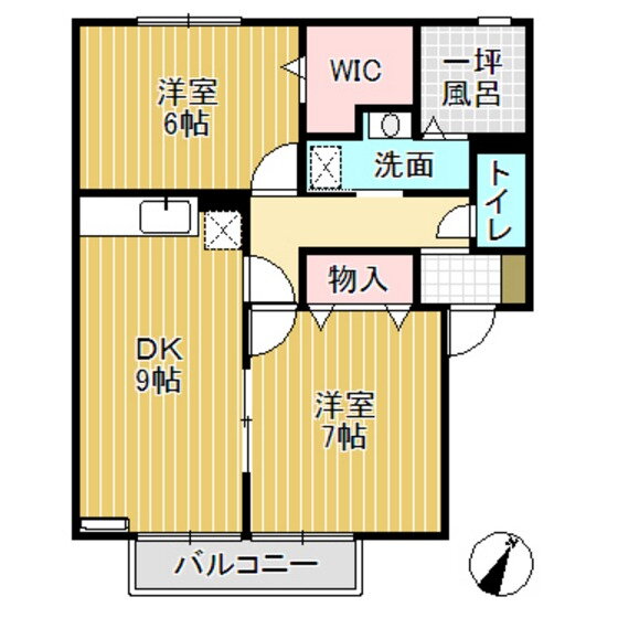 富山県砺波市永福町 砺波駅 2DK アパート 賃貸物件詳細