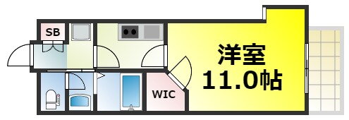 ＣＩＴＹ　ＳＰＩＲＥ桜川ＩＩ 7階 1K 賃貸物件詳細