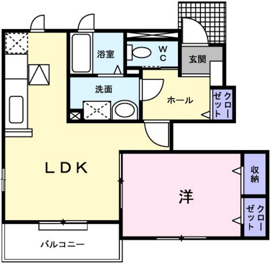 広島県広島市佐伯区五日市町大字下河内 1LDK アパート 賃貸物件詳細