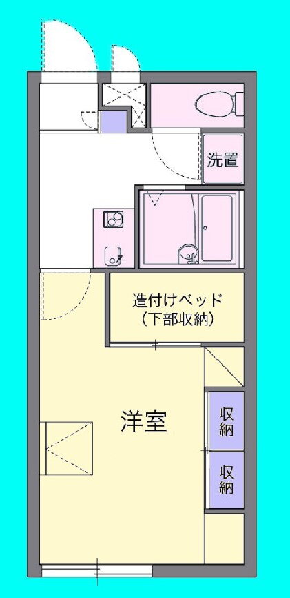 福岡県大牟田市大字歴木 西鉄銀水駅 1K アパート 賃貸物件詳細