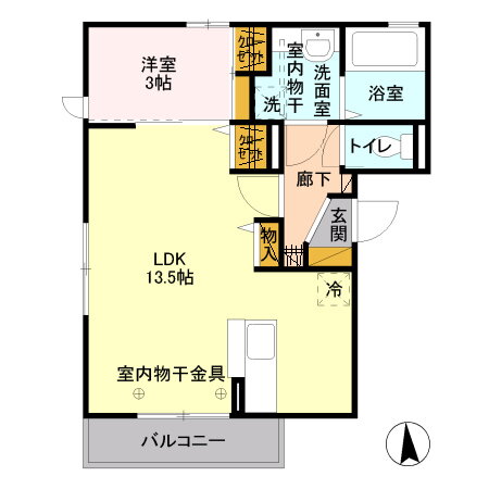 石川県野々市市徳用１ 野々市駅 1LDK アパート 賃貸物件詳細