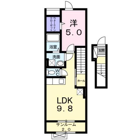 新潟県新潟市江南区泉町２ 亀田駅 1LDK アパート 賃貸物件詳細