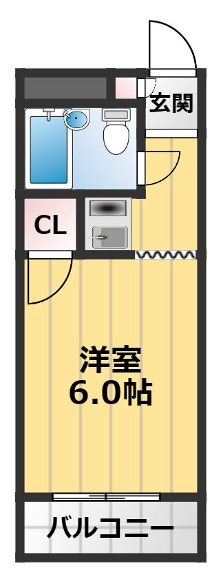 リージェントハイム 3階 ワンルーム 賃貸物件詳細