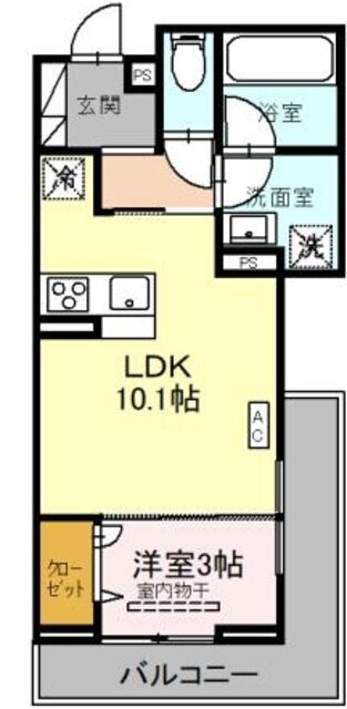 Ｄ－Ｓｅｒｅｎｏ弥生 3階 1LDK 賃貸物件詳細
