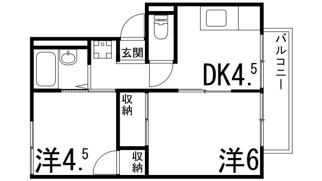 兵庫県姫路市梅ケ枝町 野里駅 2DK アパート 賃貸物件詳細