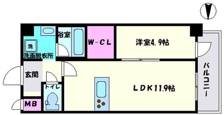 大阪府大阪市西成区花園南２ 花園町駅 1LDK マンション 賃貸物件詳細