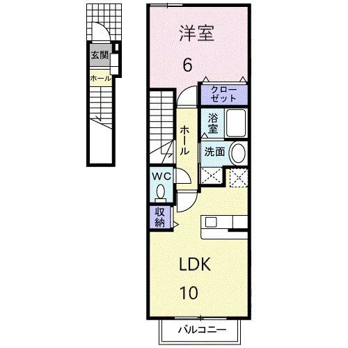 栃木県宇都宮市雀の宮４ 雀宮駅 1LDK アパート 賃貸物件詳細