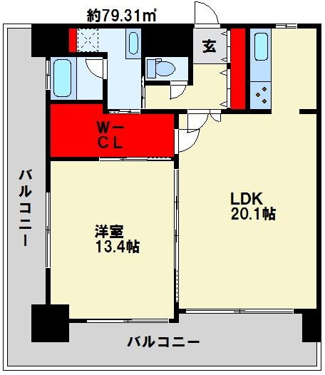 福岡県北九州市小倉北区浅野３ 小倉駅 1LDK マンション 賃貸物件詳細