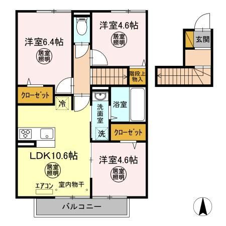 Ｄ－ｒｏｏｍリミテッド中根 2階 3LDK 賃貸物件詳細