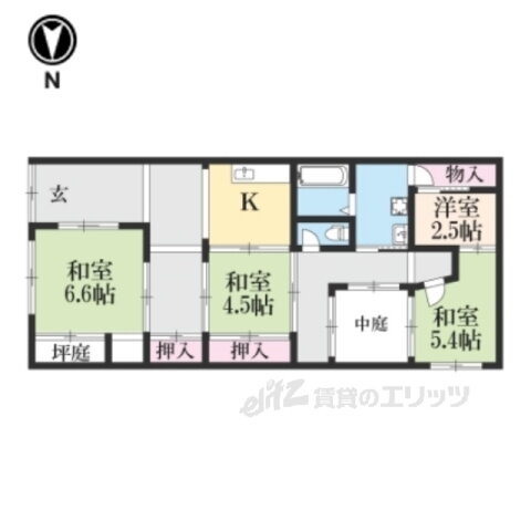 京都府京都市中京区藤西町 四条駅 4K 一戸建て 賃貸物件詳細