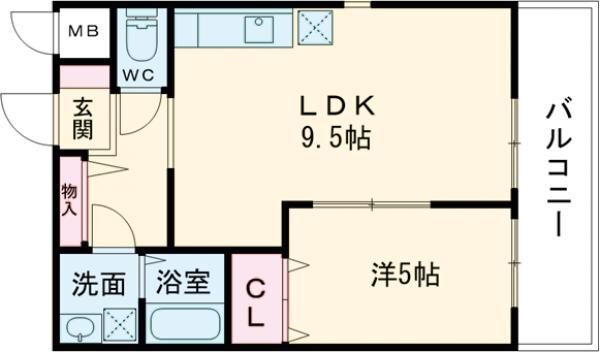 大阪府枚方市招提元町４ 樟葉駅 1LDK アパート 賃貸物件詳細