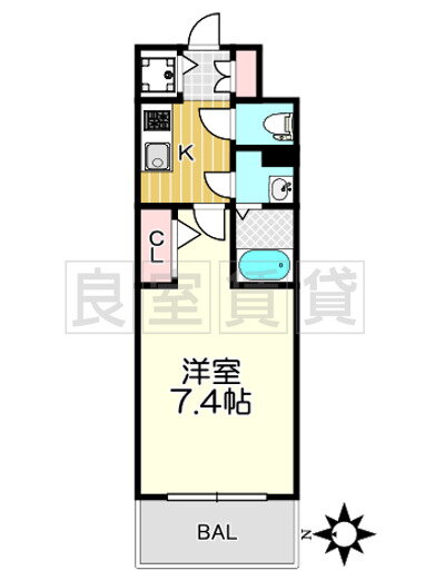愛知県名古屋市瑞穂区洲雲町４ 桜山駅 1K マンション 賃貸物件詳細