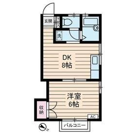 神奈川県横浜市港北区富士塚１ 妙蓮寺駅 1DK アパート 賃貸物件詳細