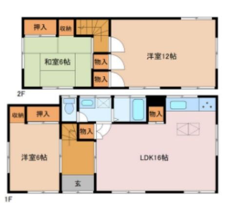 千葉県旭市ニ 旭駅 3LDK 一戸建て 賃貸物件詳細