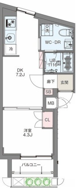 Ｐａｌｗａｙｓ高田馬場 1階 1DK 賃貸物件詳細