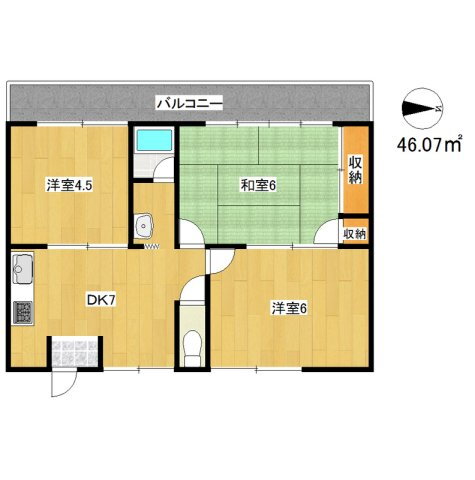 大阪府堺市北区百舌鳥陵南町３ なかもず駅 3DK マンション 賃貸物件詳細