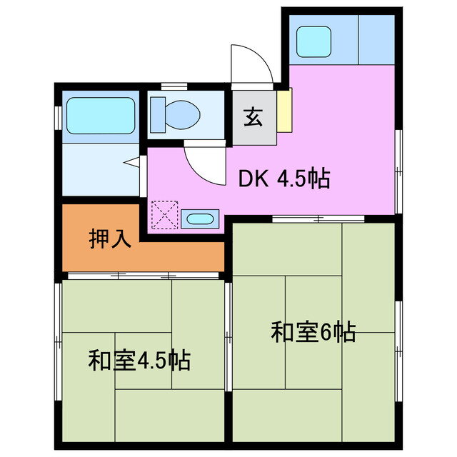 シティライフ青山 2階 2K 賃貸物件詳細