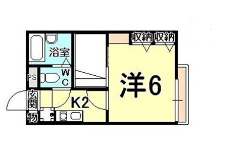 兵庫県西宮市神園町 甲陽園駅 1K アパート 賃貸物件詳細