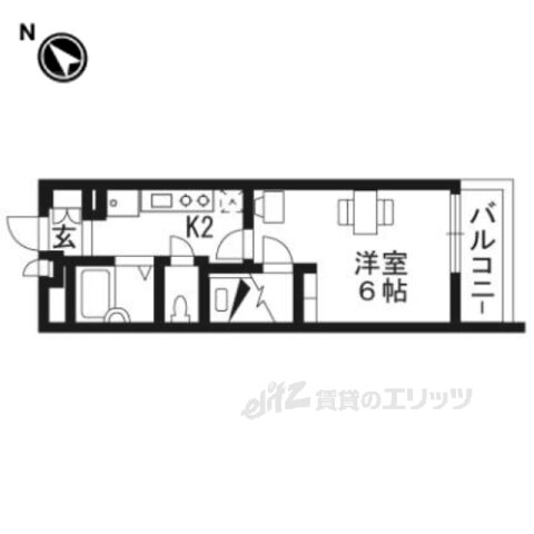 京都府京都市南区吉祥院西ノ茶屋町 西大路駅 1K マンション 賃貸物件詳細
