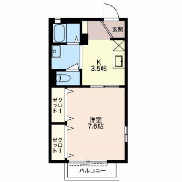 静岡県静岡市駿河区中田本町 1K アパート 賃貸物件詳細