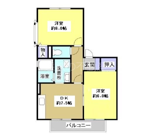 静岡県掛川市緑ケ丘２ 掛川駅 2DK アパート 賃貸物件詳細