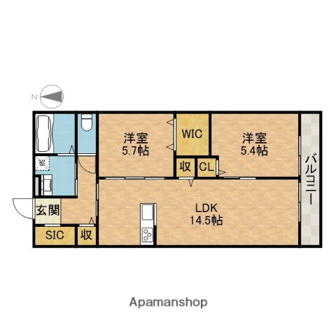 大阪府茨木市蔵垣内３ 千里丘駅 2LDK アパート 賃貸物件詳細