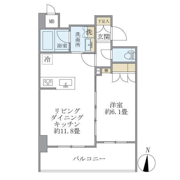 東京都墨田区両国３ 両国駅 1LDK マンション 賃貸物件詳細