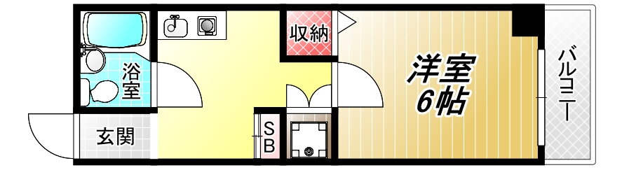 大阪府東大阪市小若江２ 長瀬駅 1K マンション 賃貸物件詳細