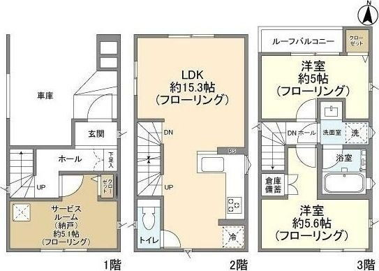 東京都葛飾区東新小岩３ 新小岩駅 2SLDK 一戸建て 賃貸物件詳細