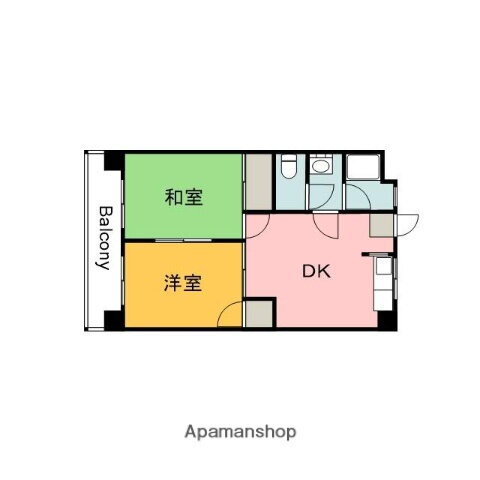 広島県広島市中区羽衣町 日赤病院前駅 2DK マンション 賃貸物件詳細