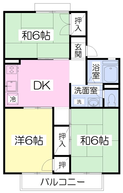 埼玉県所沢市大字久米 所沢駅 3DK アパート 賃貸物件詳細