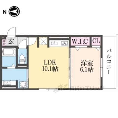 京都府京都市右京区西京極殿田町 西京極駅 1LDK アパート 賃貸物件詳細